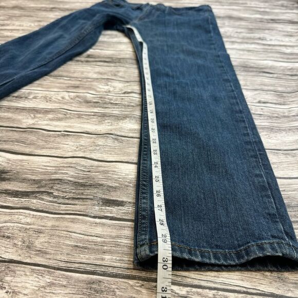 Levi's Men's 511 Slim Fit Dark Blue Denim Jeans W31 L30 31 x 30 Straight Leg Zip - Picture 11 of 11